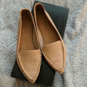 J. CREW EDIE LEATHER LOAFERS (SZ 6)
